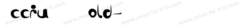 AcciuTEE Bold字体转换